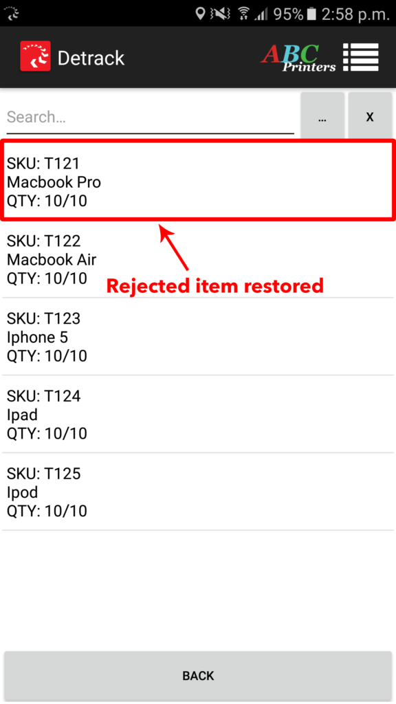 What Item Should Be Rejected Upon Delivery How To Un-reject Delivery Item - Detrack